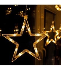 Комплект светящихся светодиодных звезд, 5x5 LED цена и информация | Рождественское украшение CA1031, 10 см | pigu.lt