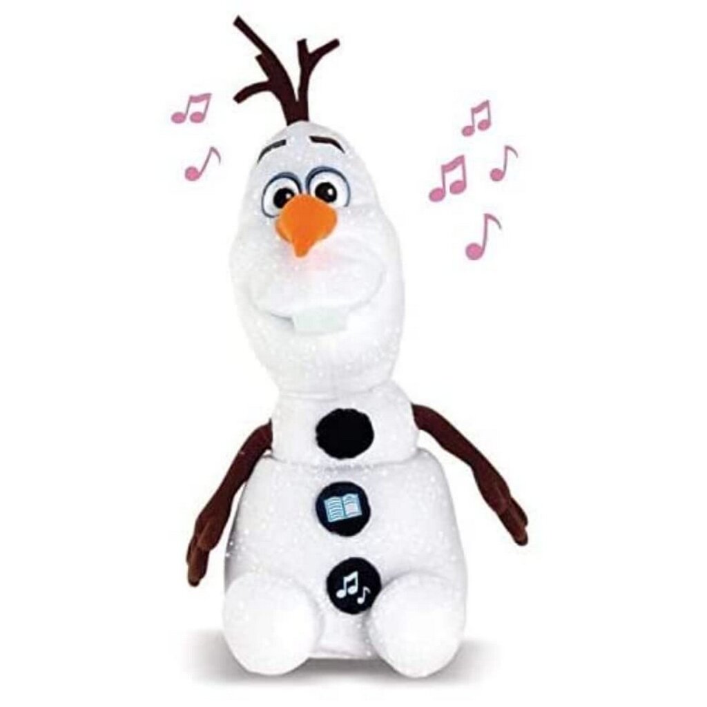Pliušinis žaislas, leidžiantis garsus Frozen Olaf Storytelling FR kaina ir informacija | Žaislai kūdikiams | pigu.lt