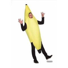 Kostiumas suaugusiems Banana M/L dydis цена и информация | Карнавальные костюмы | pigu.lt