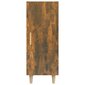 Šoninė spintelė, dūminio ąžuolo, 34,5x34x90cm, apdirbta mediena kaina ir informacija | Svetainės spintelės | pigu.lt