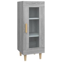 Шкафчик, 34,5x34x90см, серый цена и информация | Шкафчики в гостиную | pigu.lt