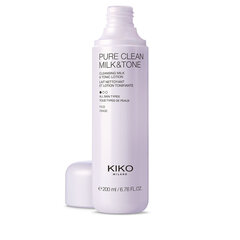 Makiažo valymo pienelis Kiko Milano Pure Clean Milk & Tone, 200ml kaina ir informacija | Veido prausikliai, valikliai | pigu.lt