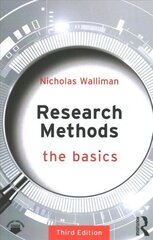 Research Methods: The Basics 3rd edition цена и информация | Энциклопедии, справочники | pigu.lt