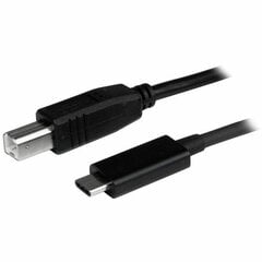 USB-адаптер Startech USB2CB1M             Чёрный цена и информация | Кабели для телефонов | pigu.lt