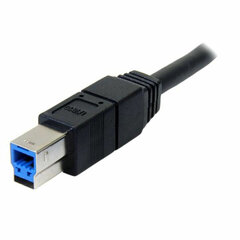 Кабель USB A — USB B Startech USB3SAB3MBK          Чёрный цена и информация | Кабели для телефонов | pigu.lt