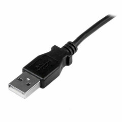 Универсальный кабель USB-MicroUSB Startech USBAMB1MU            Чёрный цена и информация | Кабели для телефонов | pigu.lt