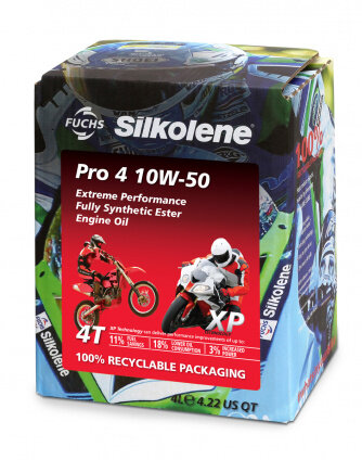 Alyva SILKOLENE PRO 4 10W-50 - XP 4l (602013682) kaina ir informacija | Moto alyvos | pigu.lt