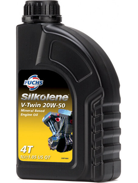 Alyva SILKOLENE V-TWIN 20W-50 MINERAL 1l (601450662) kaina ir informacija | Moto alyvos | pigu.lt