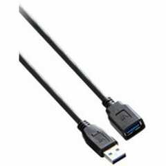 USB-кабель V7 V7E2USB3EXT-1.8M     USB A Чёрный цена и информация | Кабели для телефонов | pigu.lt