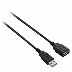 USB-кабель V7 V7E2USB2EXT-1.8M     USB A Чёрный цена и информация | Кабели для телефонов | pigu.lt