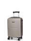 Mažas kelioninis lagaminas Airtex, 625/S, šampano spalvos kaina ir informacija | Lagaminai, kelioniniai krepšiai | pigu.lt