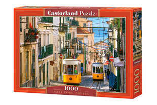 Dėlionė Castorland Lisbon trams, Portugalia, 1000 dalių kaina ir informacija | Dėlionės (puzzle) | pigu.lt
