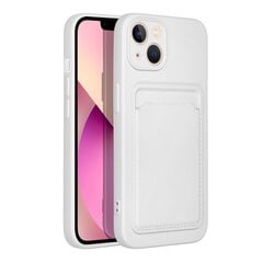 Dėklas telefonui Forcell CARD - iPhone 14 ( 6.1 ) balta kaina ir informacija | Telefono dėklai | pigu.lt