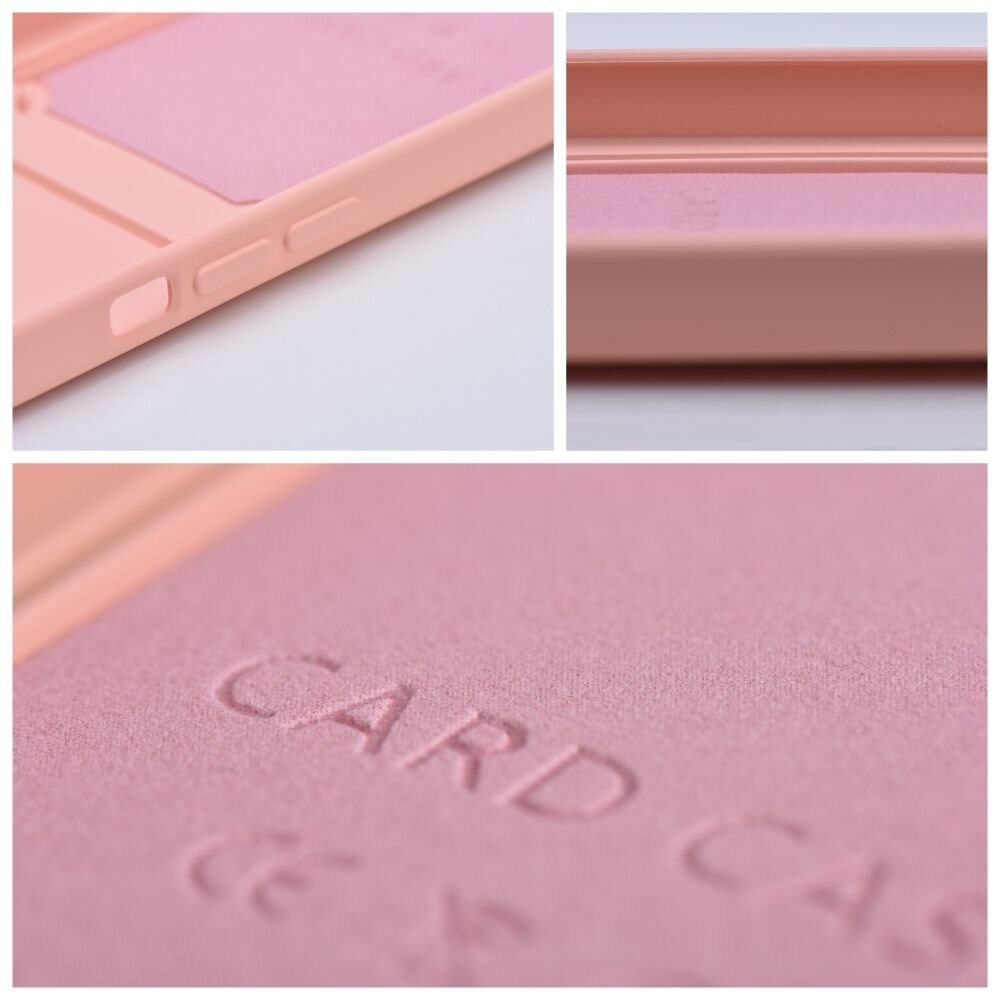 Dėklas telefonui Forcell CARD - iPhone 14 PRO ( 6.1 ) rožinis kaina ir informacija | Telefono dėklai | pigu.lt