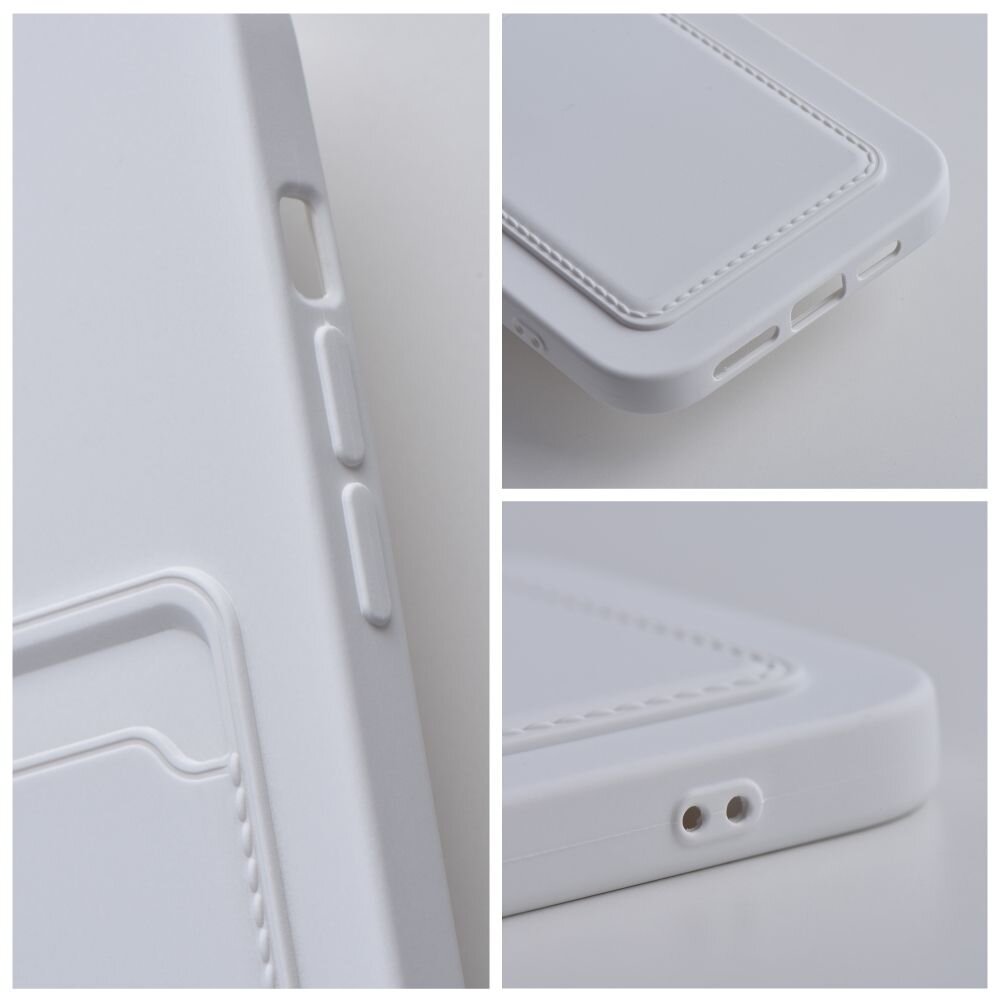Dėklas telefonui Forcell CARD - iPhone 14 PRO MAX ( 6.7 ) balta kaina ir informacija | Telefono dėklai | pigu.lt