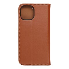Кожаный чехол для телефона Smart Pro iPhone 14 ( 6.1 ), коричневый цена и информация | Чехлы для телефонов | pigu.lt