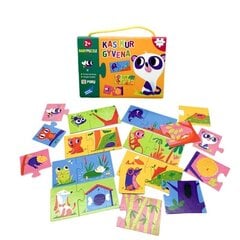 Baby Puzzle головоломка для самых маленьких "Кто где живет?" цена и информация | Игрушки для малышей | pigu.lt