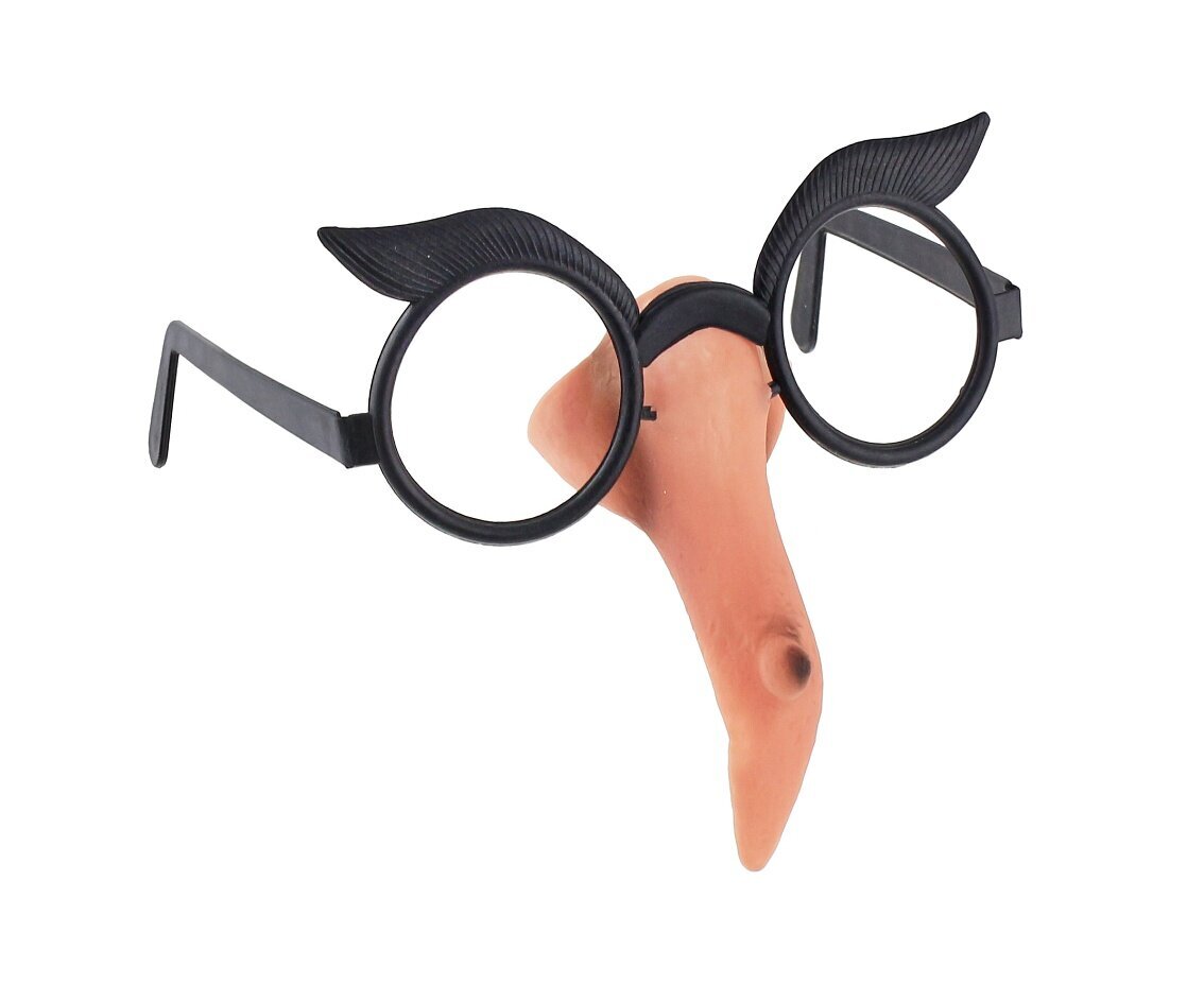 Raganų akiniai su nosimi, karnavaliniai OKBJ-YH цена и информация | Karnavaliniai kostiumai | pigu.lt