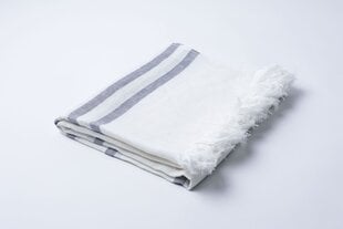 Lininis pirties hamamo rankšluostis, natūrali spalva su juostelėmis 09, 105x200 kaina ir informacija | Baldų užvalkalai | pigu.lt