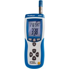 IR Termo-higrometras PeakTech® P 5040, ~ -50 ... +500°C ~ 0 .. 100% RH ~ su USB sąsaja kaina ir informacija | Meteorologinės stotelės, termometrai | pigu.lt