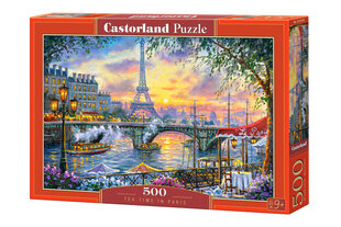 Dėlionė Castorland Tea time in Paris, 500 dalių kaina ir informacija | Dėlionės (puzzle) | pigu.lt