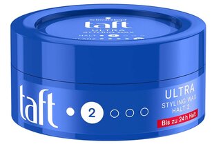 Plaukų vaškas Schwarzkopf Taft Ultra Styling Wax, 75 ml kaina ir informacija | Plaukų formavimo priemonės | pigu.lt