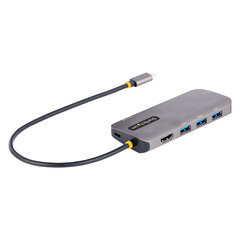 Startech 127B-USBC-MULTIPORT kaina ir informacija | Adapteriai, USB šakotuvai | pigu.lt