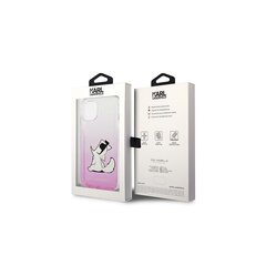 Karl Lagerfeld KLHCP14XCFNRCPI skirtas iPhone 14 Pro Max, rožinis kaina ir informacija | Telefono dėklai | pigu.lt