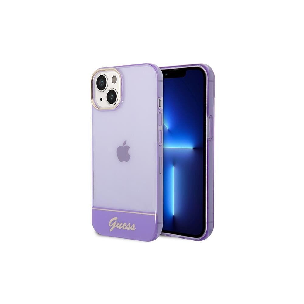 Guess GUHCP14MHGCOU iPhone 14 Plus violet kaina ir informacija | Telefono dėklai | pigu.lt