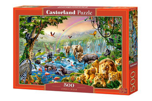 Dėlionė Castorland Jungle River, 500 dalių kaina ir informacija | Dėlionės (puzzle) | pigu.lt