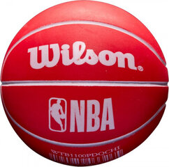 Баскетбольный мяч Wilson NBA Dribbler Chicago Bulls Mini Ball WTB1100PDQCHI цена и информация | Баскетбольные мячи | pigu.lt