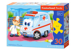 Пазл Castorland Ambulance Doctor, 30 деталей цена и информация | Пазлы | pigu.lt