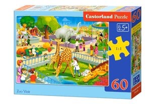 Dėlionė Castorland Zoo Visit, 60 dalių kaina ir informacija | Dėlionės (puzzle) | pigu.lt