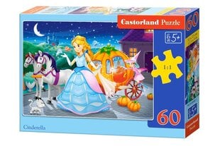 Dėlionė Castorland Cinderella, 60 dalių kaina ir informacija | Dėlionės (puzzle) | pigu.lt