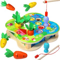 Žaidimas - Žuvys ir morkos kaina ir informacija | Žaislai kūdikiams | pigu.lt