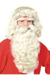 Kalėdų Senelio perukas ir barzda (su antakiais) kaina ir informacija | Karnavaliniai kostiumai | pigu.lt