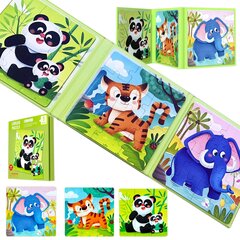 Книга-пазл - Зоопарк цена и информация | Пазлы | pigu.lt
