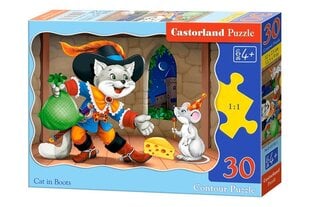 Dėlionė Castorland Cat in Boots, 30 dalių kaina ir informacija | Dėlionės (puzzle) | pigu.lt