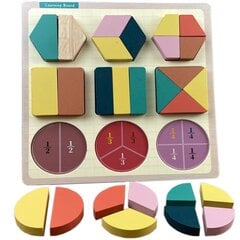 Деревянная головоломка - Математика цена и информация | Игрушки для малышей | pigu.lt