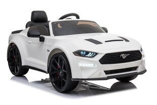Одноместный электромобиль Ford Mustang GT, белый цена и информация | Электромобили для детей | pigu.lt