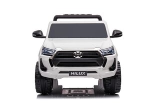 Детский одноместный электромобиль Toyota Hilux DK, белый цена и информация | Электромобили для детей | pigu.lt