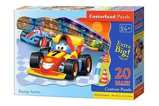 Dėlionė mašina Castorland Racing Action, 20 d. kaina ir informacija | Dėlionės (puzzle) | pigu.lt