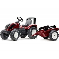 Трактор Minamatic с прицепом - Valtra S4, красный цена и информация | Игрушки для мальчиков | pigu.lt