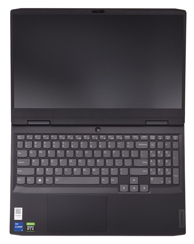 Lenovo IdeaPad Gaming 3 15IAH7 i5-12450H 15.6&#34; FHD IPS 300nits AG 165Hz 16GB DDR4 3200 SSD512 GeForce RTX 3050 4GB LAN NoOS Onyx Grey kaina ir informacija | Nešiojami kompiuteriai | pigu.lt