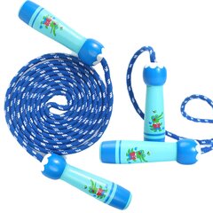 Vaikiška šokdynė, 220cm, mėlyna kaina ir informacija | Lavinamieji žaislai | pigu.lt