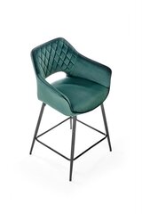 Набор из 2 барных стульев Halmar H107, зеленый цена и информация | Стулья для кухни и столовой | pigu.lt