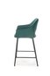 2-jų baro kėdžių komplektas Halmar H107, žalias kaina ir informacija | Virtuvės ir valgomojo kėdės | pigu.lt