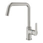 GROHE QuickFix Start plautuvės maišytuvas, U snapas, supersteel, 30470DC0 kaina ir informacija | Virtuvės maišytuvai | pigu.lt