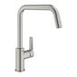 GROHE QuickFix Start plautuvės maišytuvas, U snapas, supersteel, 30470DC0 цена и информация | Virtuvės maišytuvai | pigu.lt