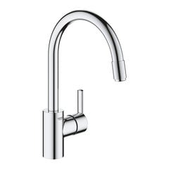 GROHE QuickFIx Feel plautuvės maišytuvas su ištraukiamu dušeliu, chromas, 32671002 kaina ir informacija | Virtuvės maišytuvai | pigu.lt